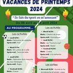 Programme des vacances de Printemps - Aignan