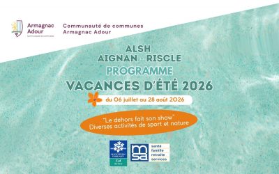 Programme des vacances d&rsquo;Été 2026 – Accueil de Loisirs