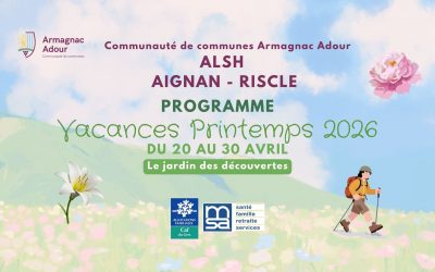 Programme des vacances de Printemps 2026 – Accueil de Loisirs