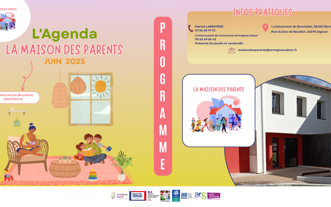 Agenda de juin – Maison des Parents