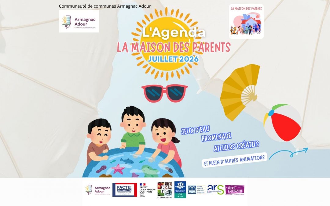 Agenda de juillet – Maison des Parents