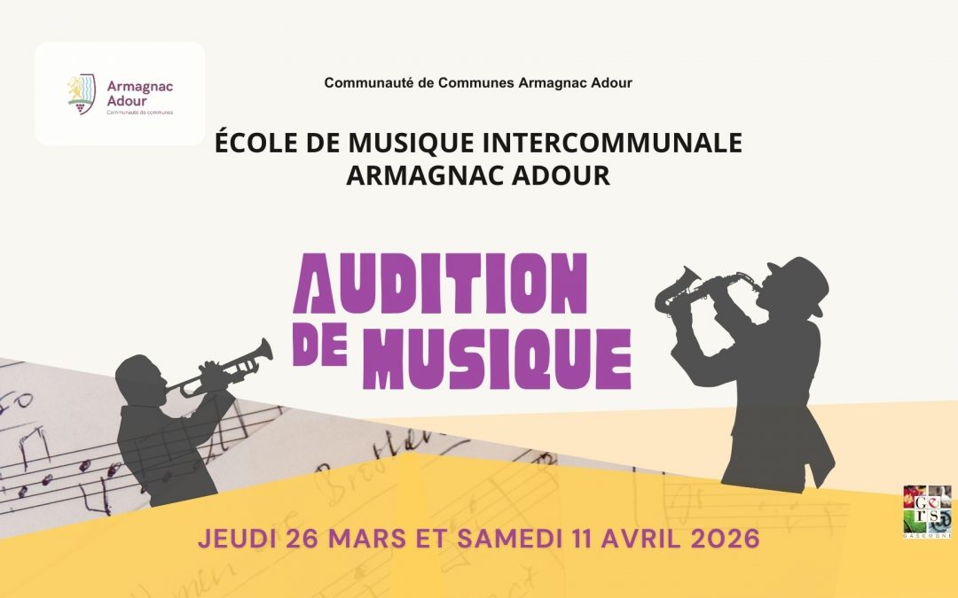 Auditions de Printemps – École de musique intercommunale Armagnac Adour