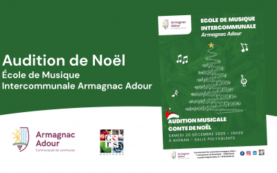 Audition de Noël 2025 – Ecole de musique intercommunale Armagnac Adour