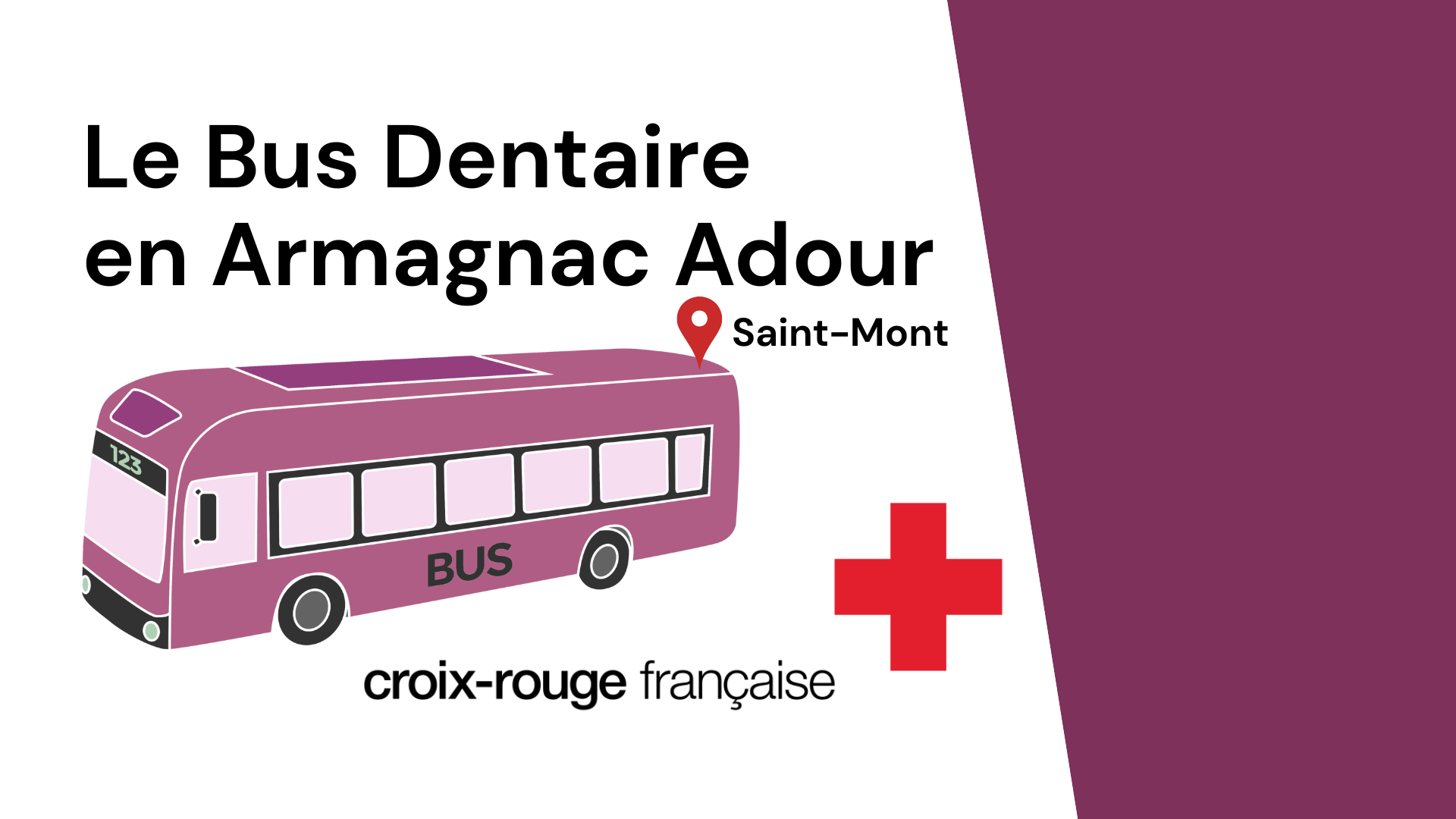 Bus dentaire à Saint-Mont