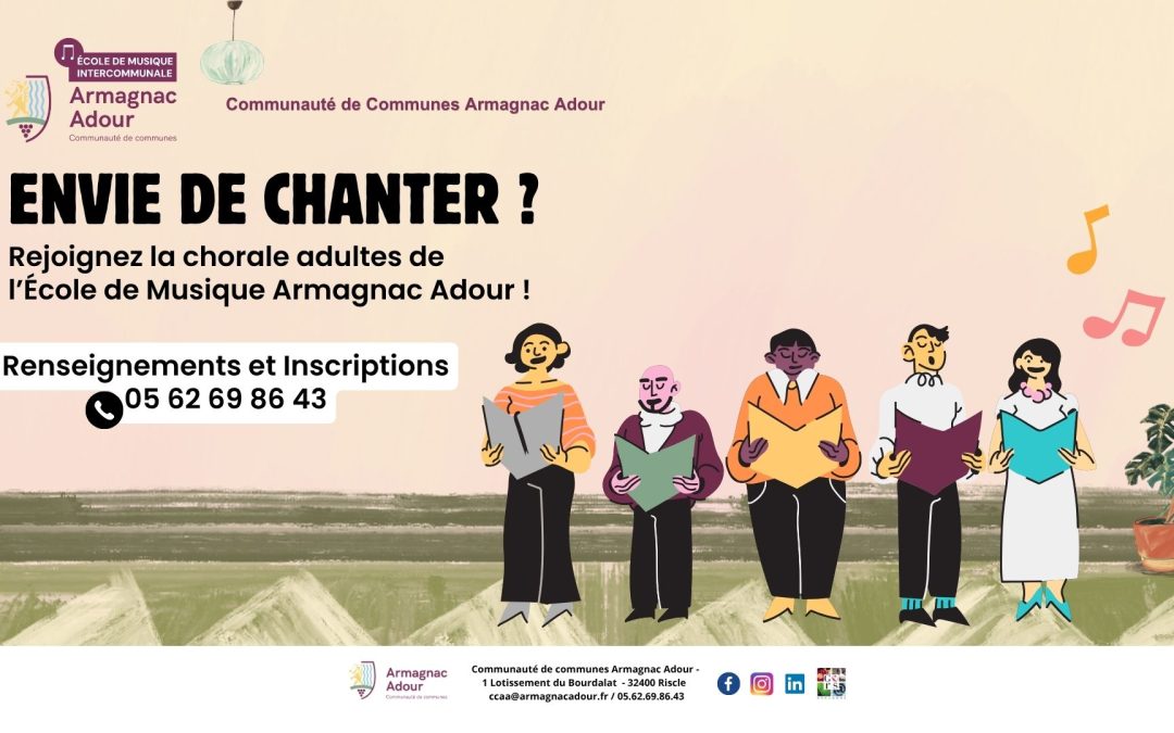 Ecole de musique : ouverture de la chorale adulte