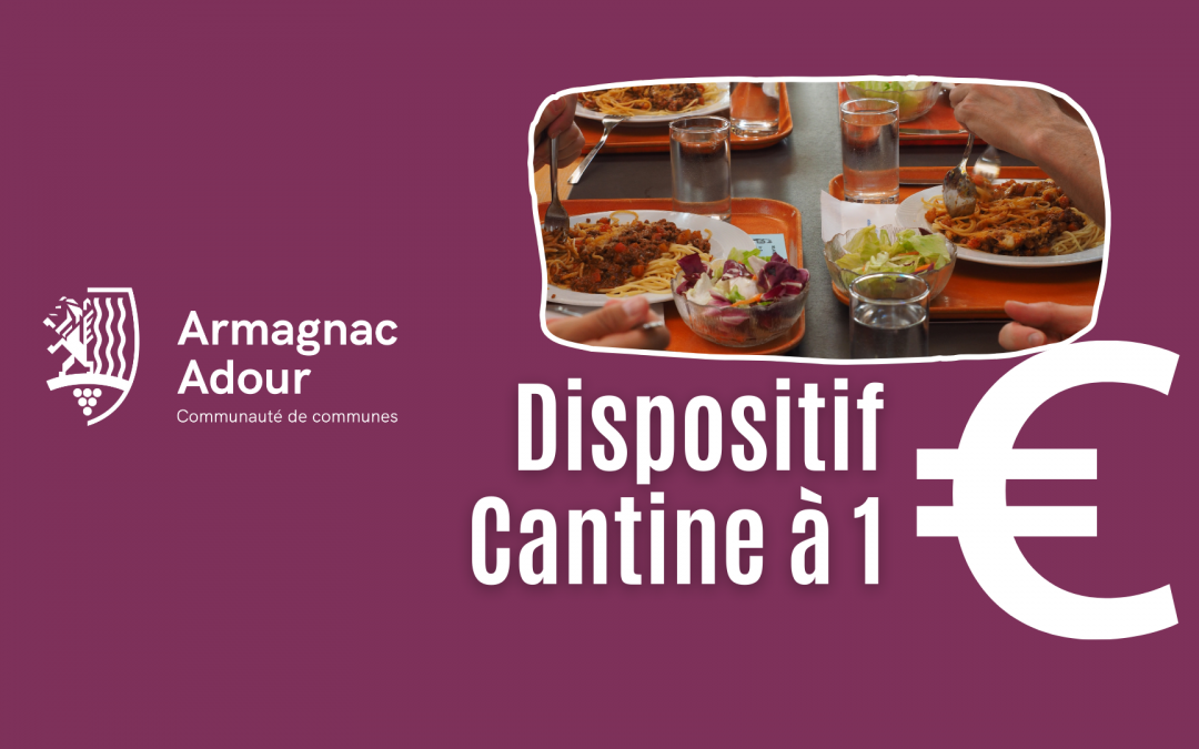 Mise en place du dispositif cantine à 1€