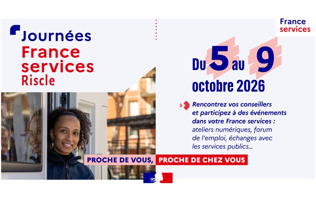 Journées FRANCE SERVICES : 5 au 9 octobre 2026