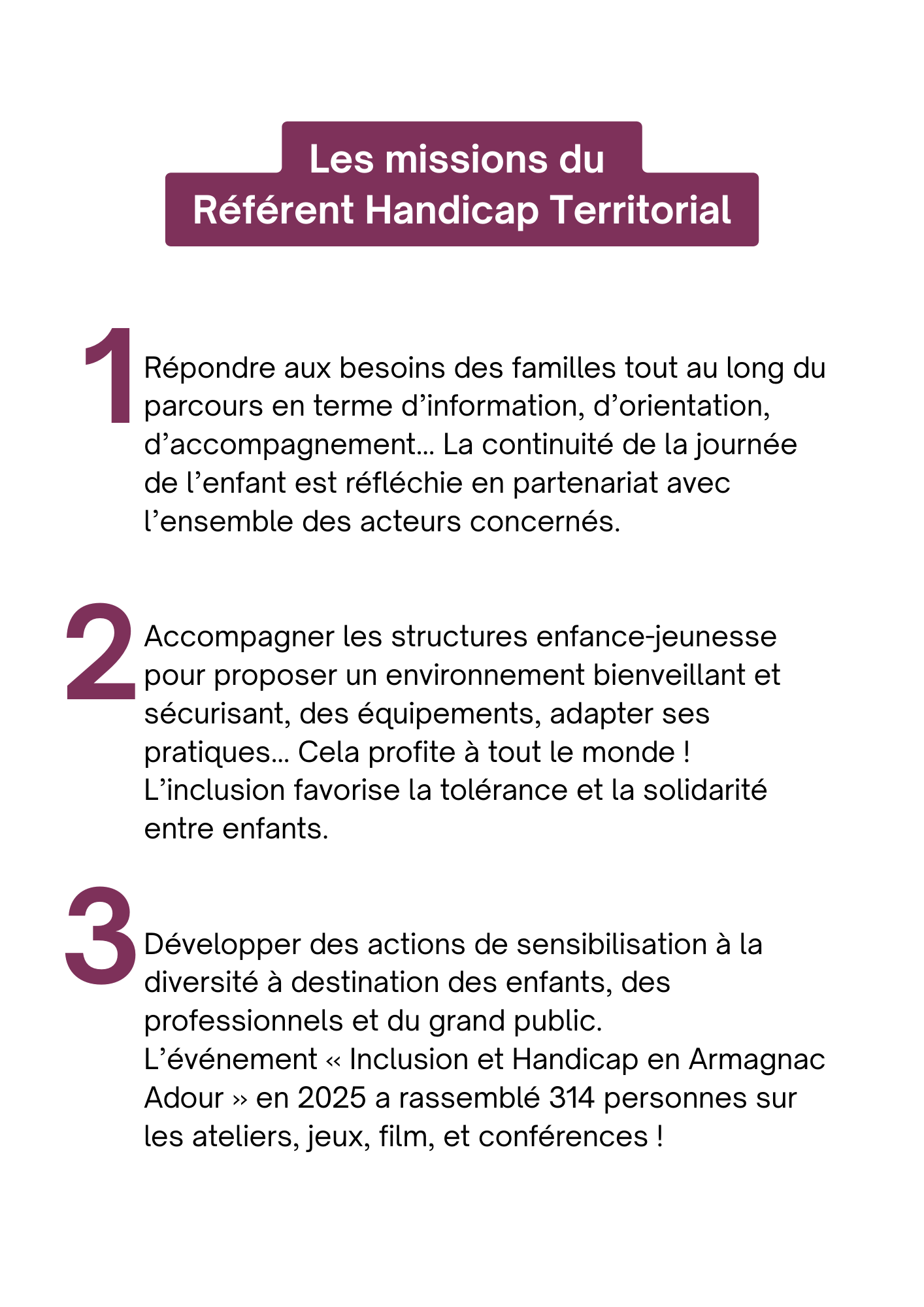 Flyer mission référent Handicap