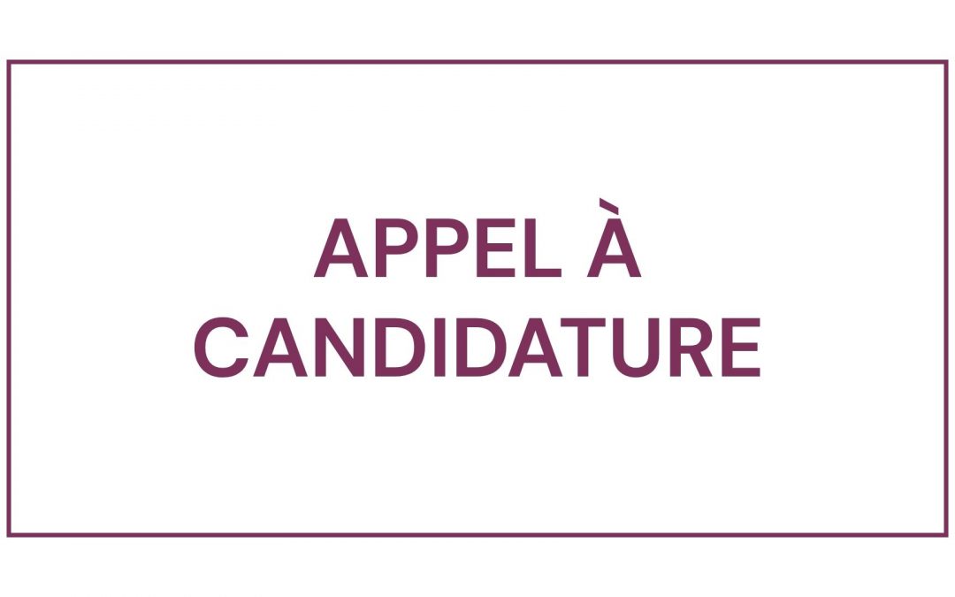 Avis d&rsquo;appel à candidature