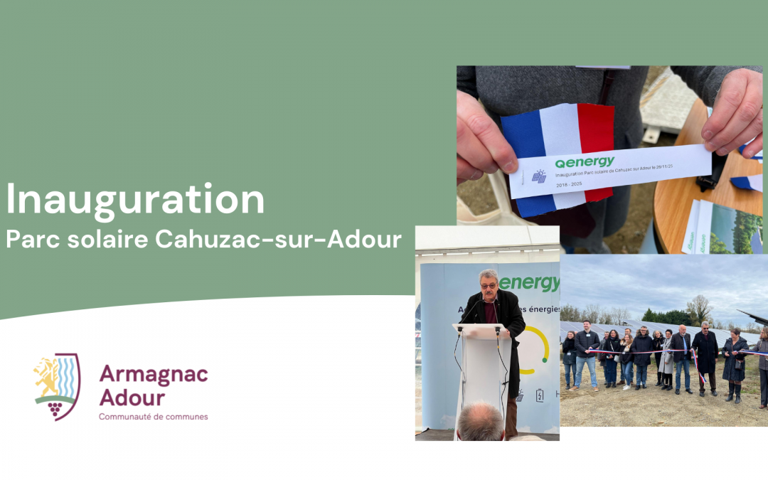 Inauguration du parc photovoltaïque à Cahuzac-sur-Adour