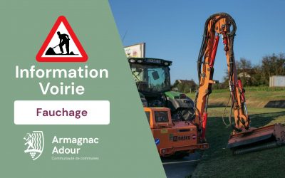 Info Voirie – Fauchage et travaux voirie