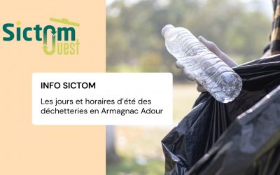 Info SICTOM – Jours et horaires d&rsquo;ouverture en déchetterie