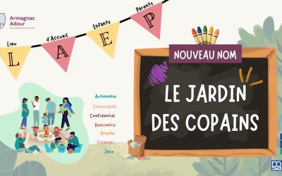 LAEP Le Jardin des Copains – Nouveau nom et nouveau lieu