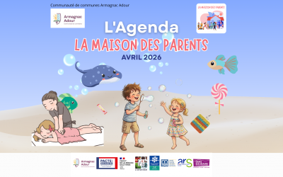 Agenda d’avril 2026 – Maison des Parents