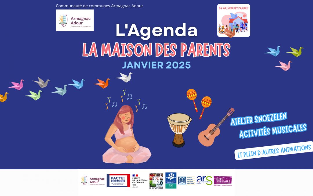 Agenda de janvier – Maison des Parents