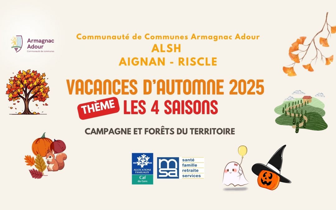 Programme des vacances d’Automne 2025 – Accueil de Loisirs